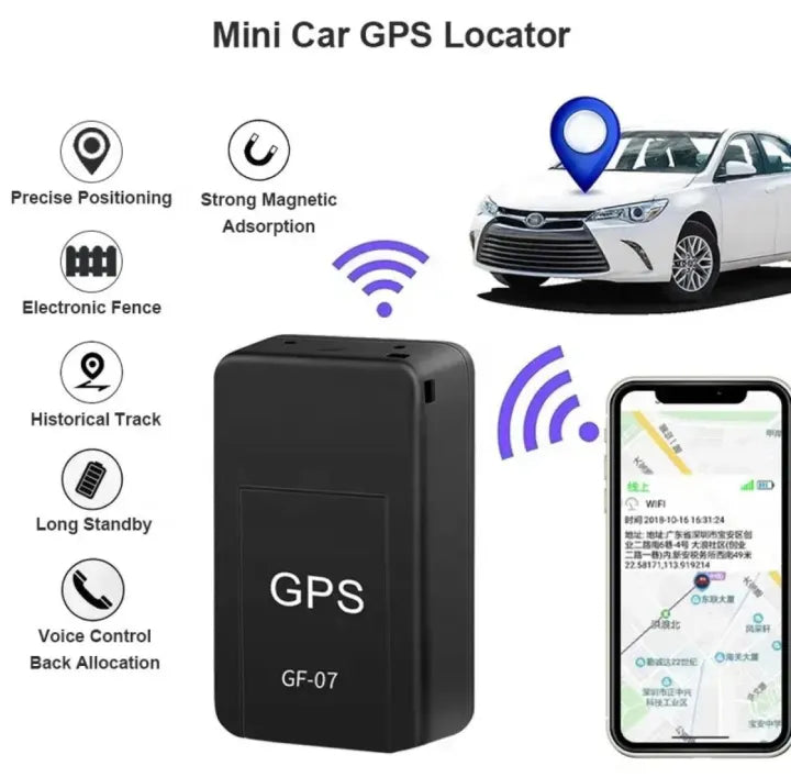 MINI GPS TRACKER |  GPS Position Tracker with Alarm & Space-Saving Design | Best Results Full Access On Mobile with Live Monitoring.